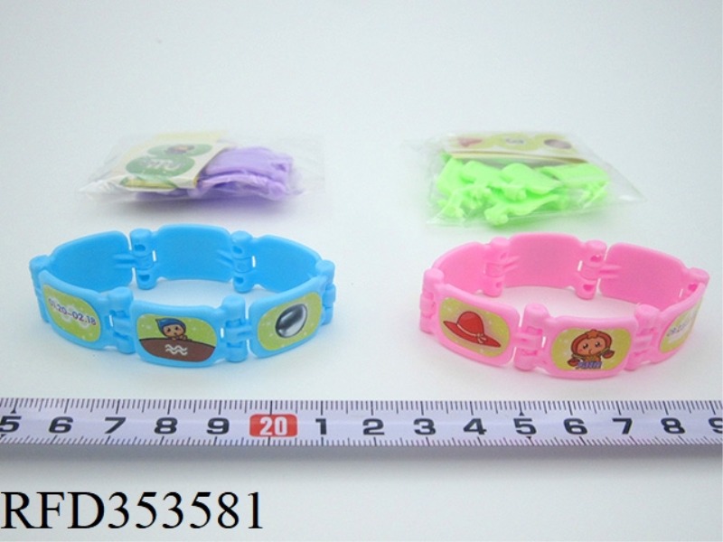 ASSEMBLED ANIME STICKER BRACELET