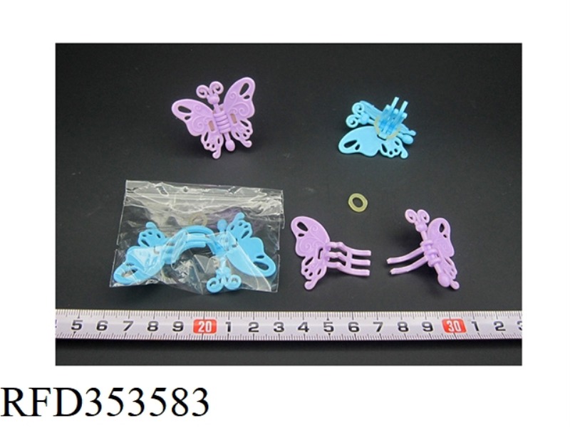 ASSEMBLED BUTTERFLY HAIR CLIP