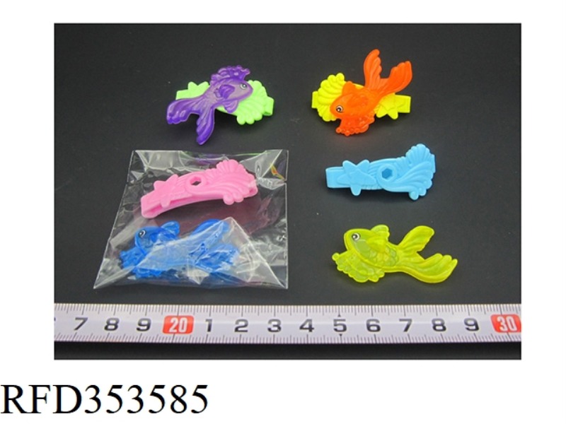 ASSEMBLED GOLDFISH HAIRPIN
