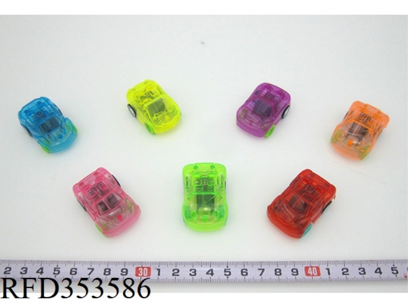 TRANSPARENT PULL BACK CAR