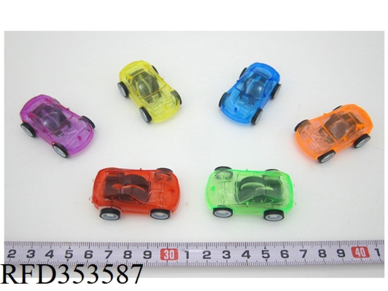 TRANSPARENT PULL BACK CAR