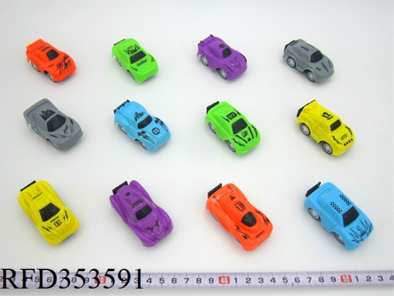SUPER PULL BACK RACING CAR (12 ASSORTED)