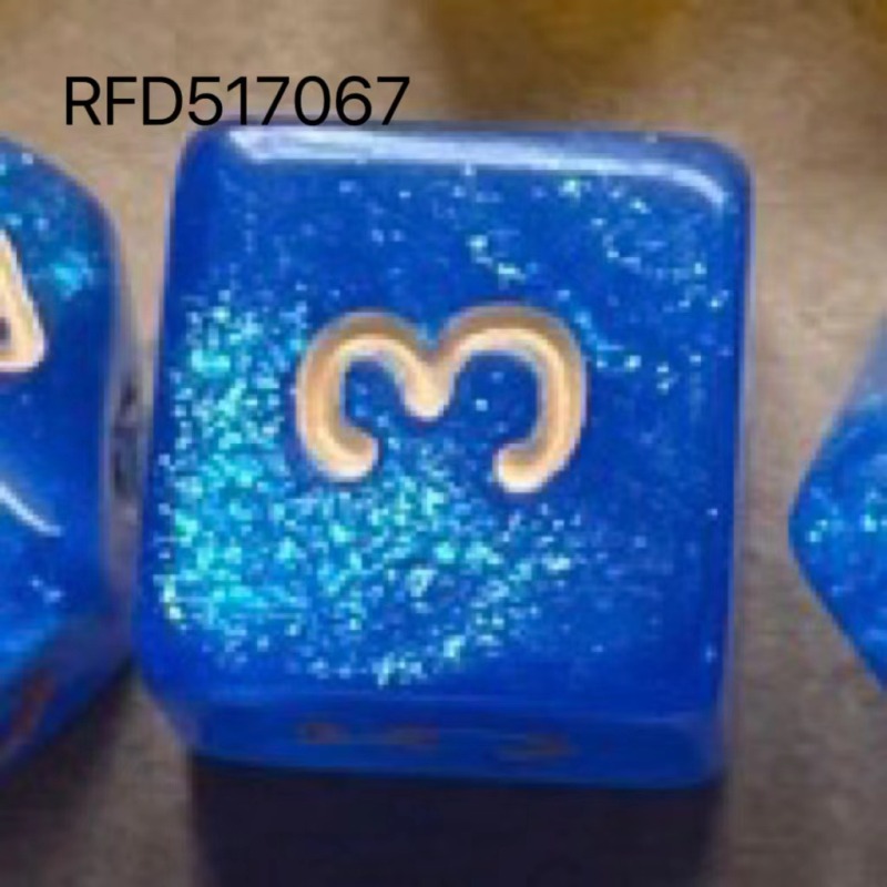 16MM DICE SET 6PCS/BAG