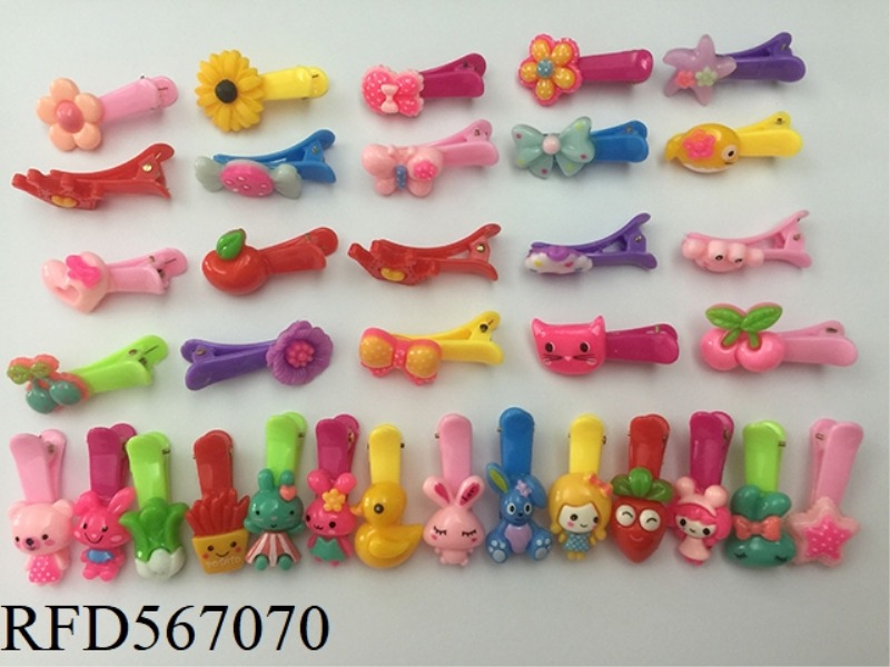SOLID COLOR HAIR CLIP