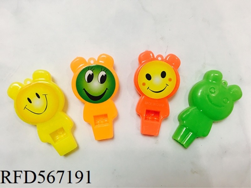 LABELED BEAR WHISTLE