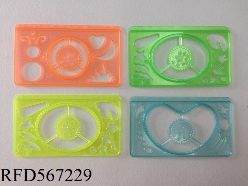 TRANSPARENT FLOWER RULER
