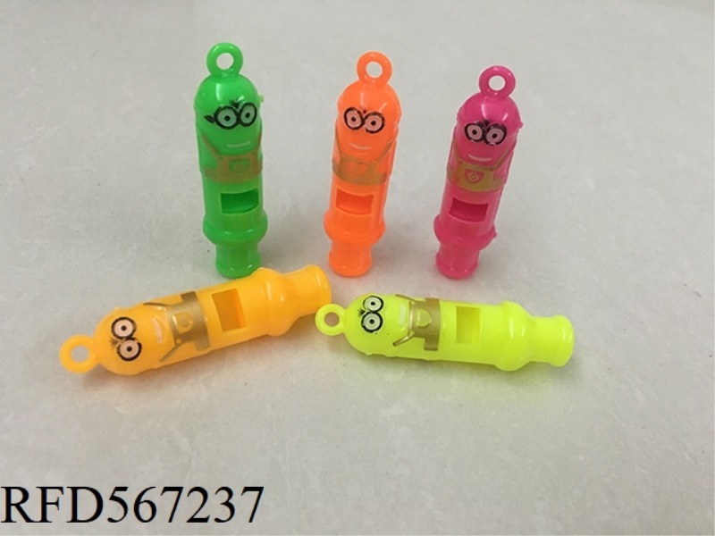 THERE'S A PRINTED MINION WHISTLE