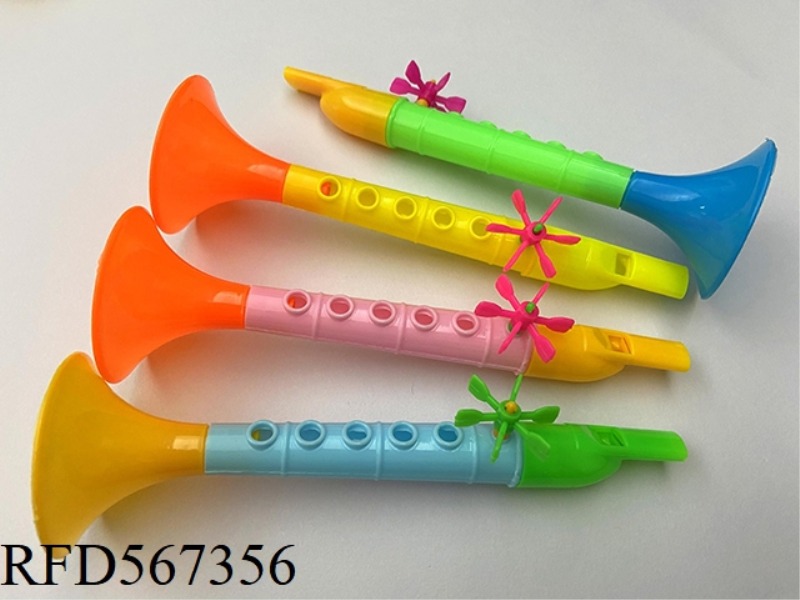 THE WIND TURNS THE FLUTE AND WHISTLES THE TRUMPET