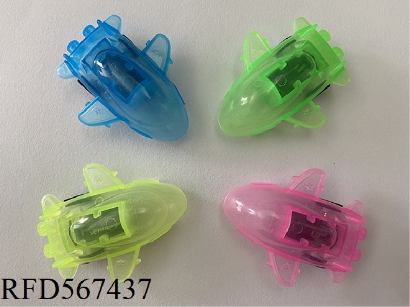 TRANSPARENT PULL-BACK AIRCRAFT