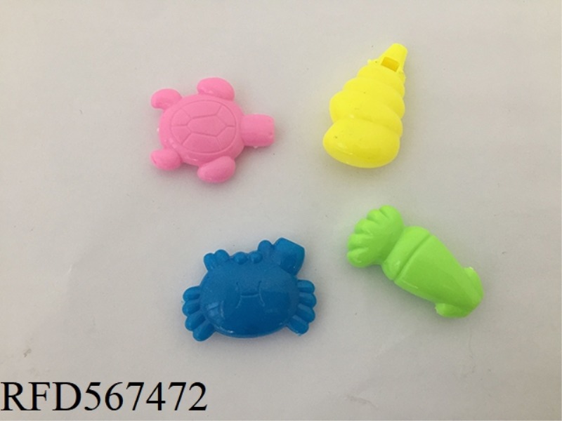FOUR SEAFOOD WHISTLES
