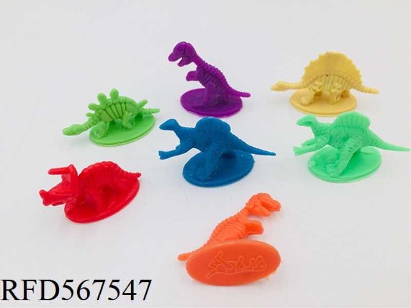 EIGHT DINOSAUR SEALS