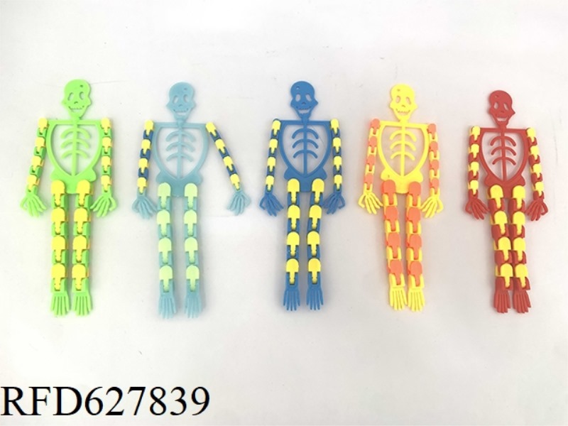 SOLID COLOR MECHANICAL SKELETON MAN