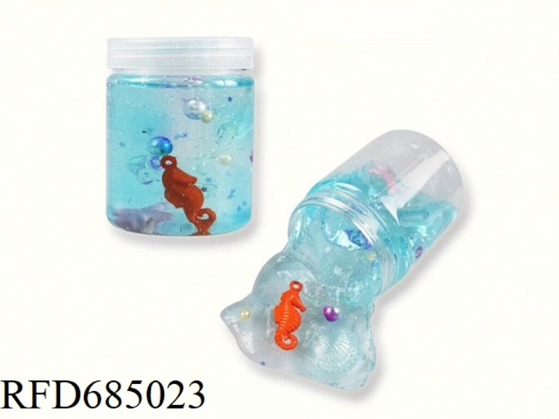 CRYSTAL MUD SLIME BLUE OCEAN TRANSPARENT MUD