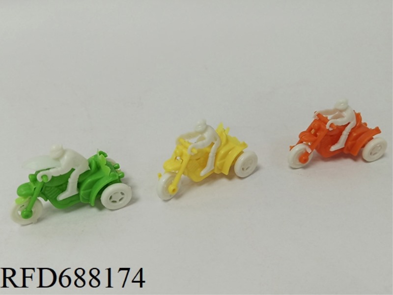 SMALL THREE WHEELED MOTORCYCLE