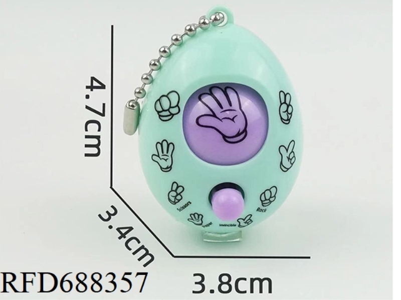 EGG SHAPED SCISSORS, STONE CLOTH