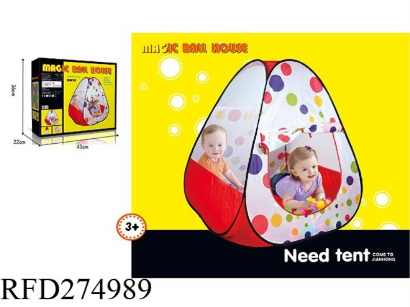 DOT TRIANGLE TENT 6.0 BALL 100