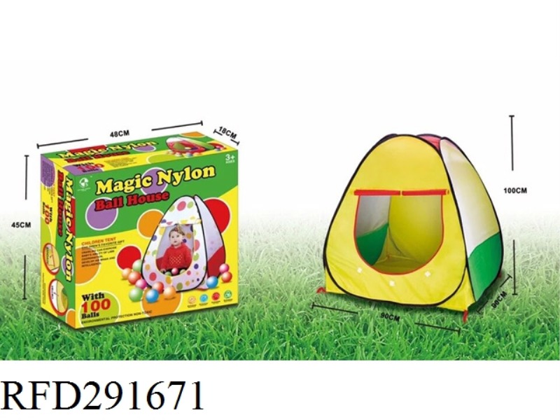 TENT WITH BALL(100PCS)