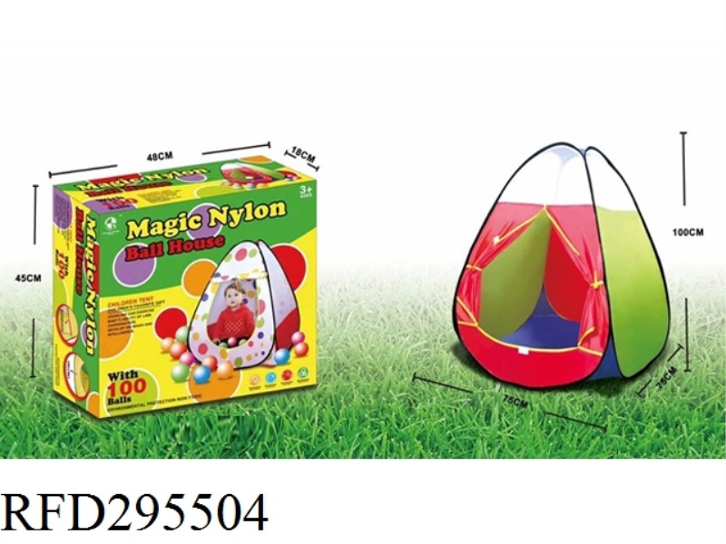 TENT WITH BALL(100PCS)