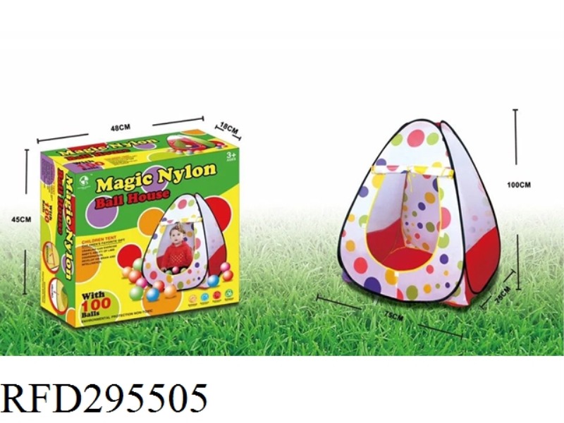 TENT WITH BALL(100PCS)