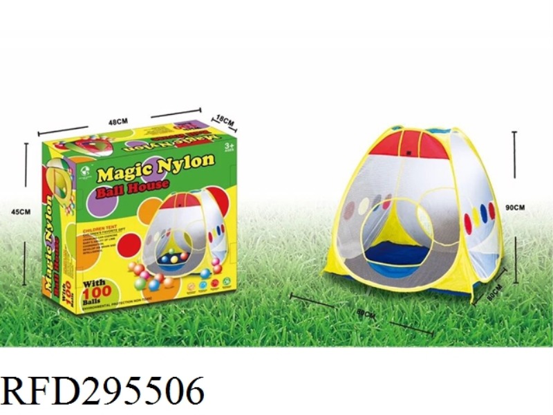 TENT WITH BALL(100PCS)