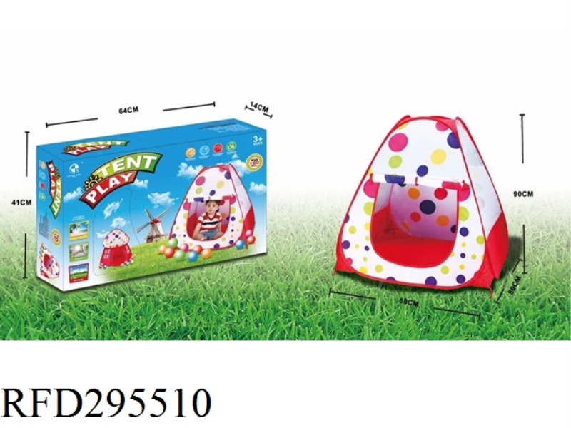 TENT WITH BALL(100PCS)