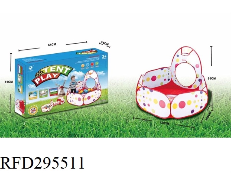 TENT WITH BALL(100PCS)