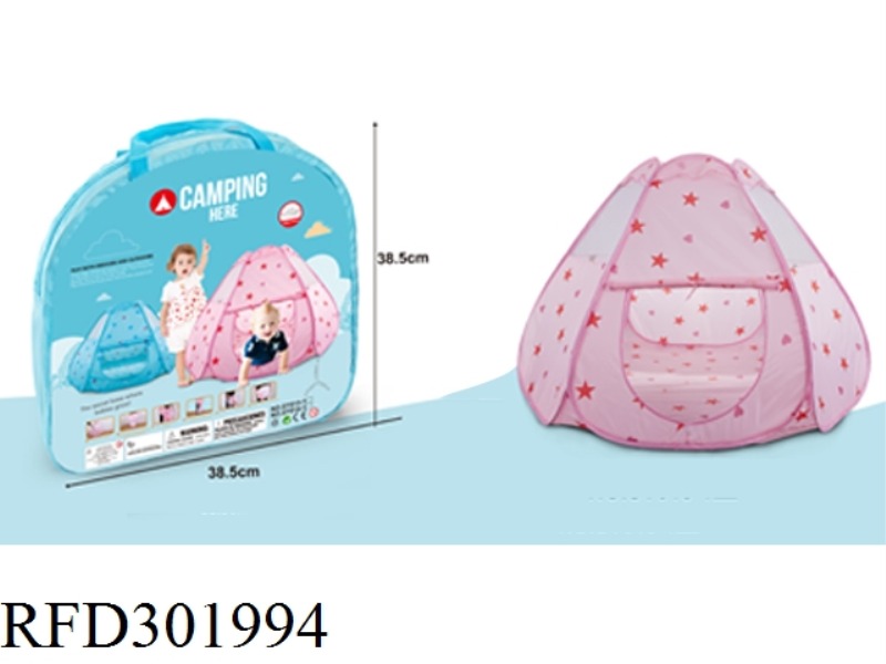 HEXAGON PINK CHILDREN TENT