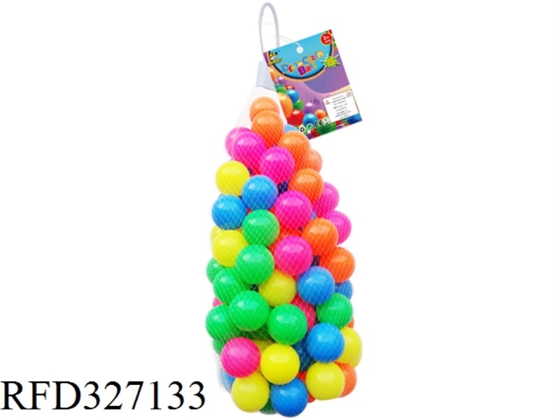 6.5 CM OCEAN BALL PVC BAG 100 BALLS