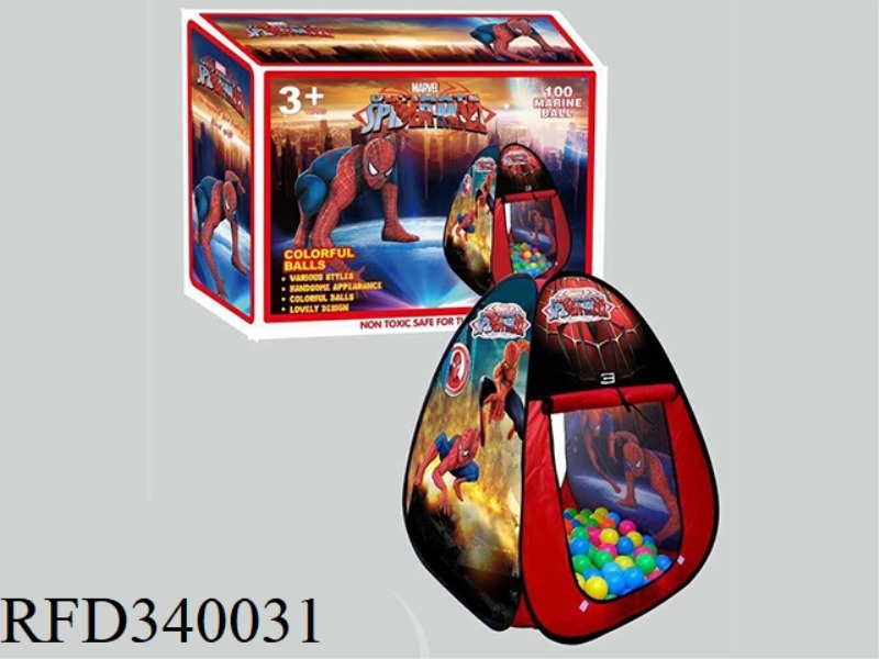 SPIDER-MAN TENT WITH 100 OCEAN BALLS