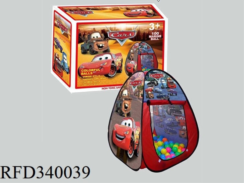 CAR MOBILIZATION TENT WITH 100 OCEAN BALLS