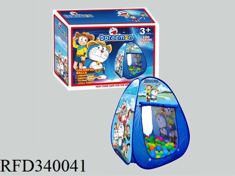 JINGLE CAT TENT WITH 100 OCEAN BALLS
