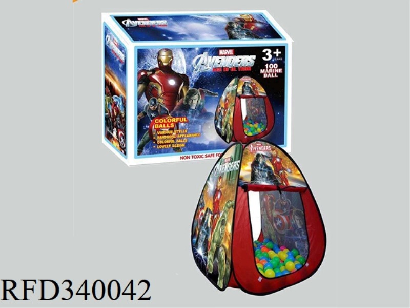 IRON MAN TENT WITH 100 OCEAN BALLS