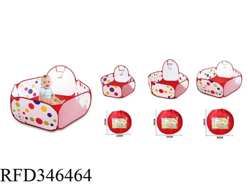 A STYLE 0.9M 3 NETS 3 FABRICS WITH SHOOTING FRAME BALL POOL TENT
