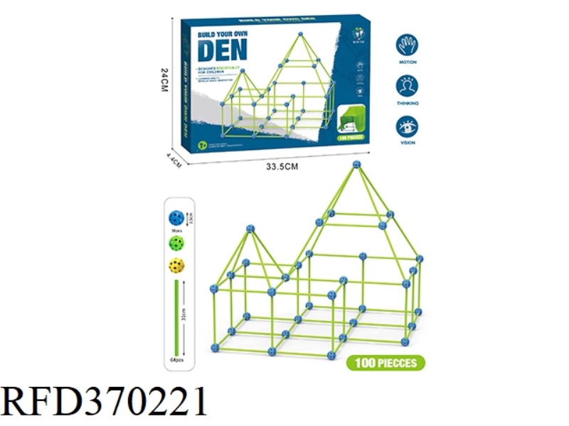 CHILDREN'S DIY BEADS TENT (100PCS)