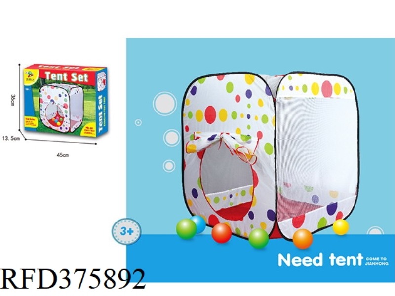 DOT SQUARE TENT 5.5 BALLS 80