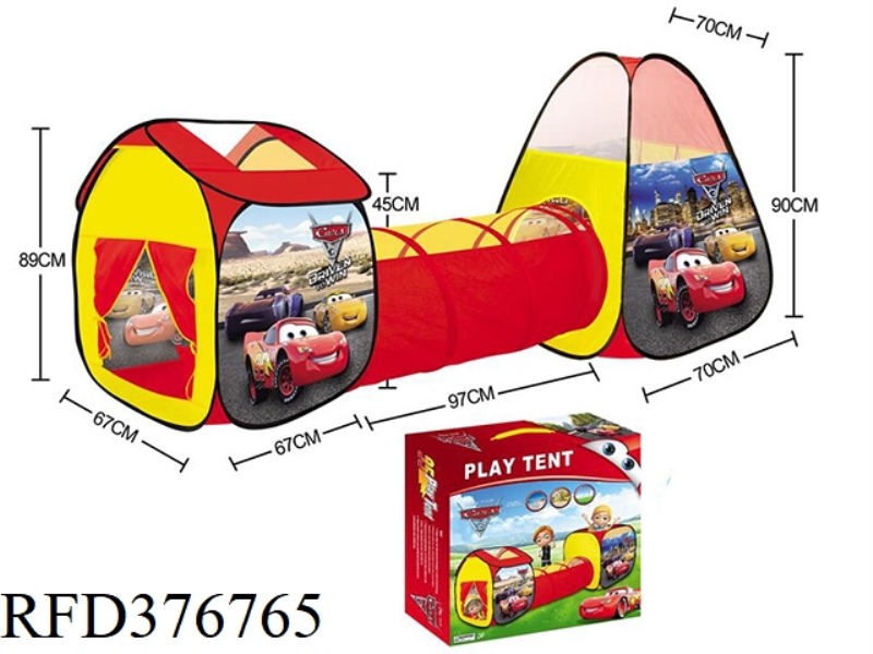 THREE-IN-ONE CAR STORY GAME HOUSE INTEGRATED TUNNEL CLIMBING TUBE TENT