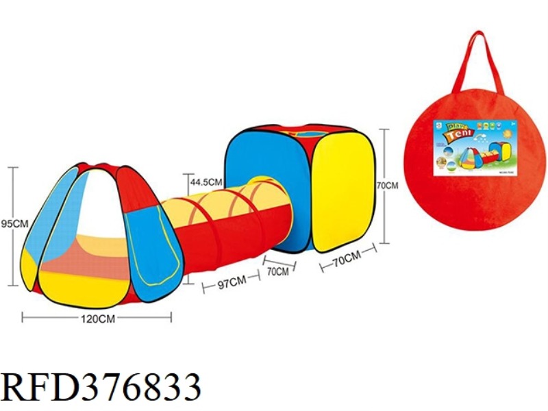 THREE-IN-ONE CHILDREN'S TENT COMBINED TUNNEL CLIMBING PLAYHOUSE