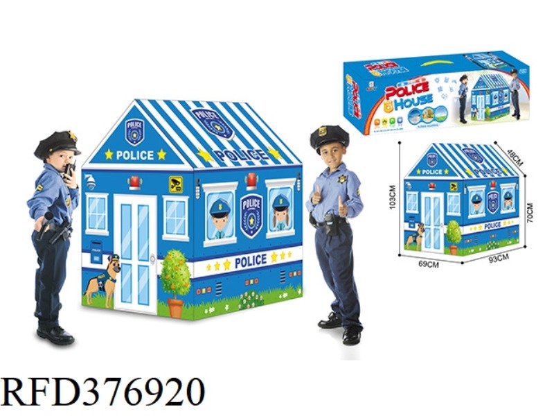CHILDREN'S POLICE CAR HOUSE TENT HOUSE