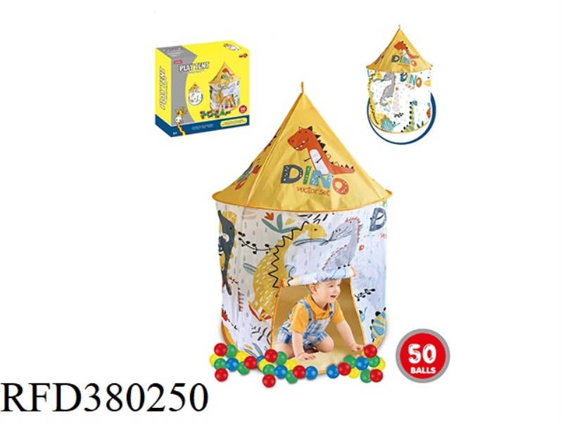 CHILDREN'S TENT WITH 50 OCEAN BALLS