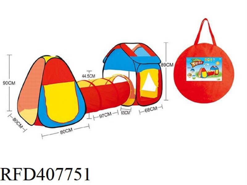 THREE-IN-ONE CLIMBING TUBE CHILDREN'S TENT