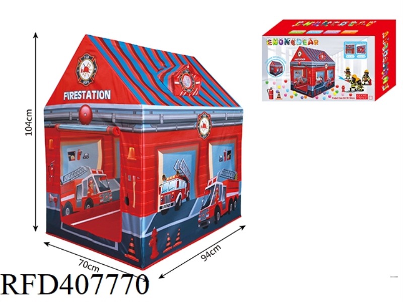 FIRE HOUSE TENT WITH 50 OCEAN BALLS