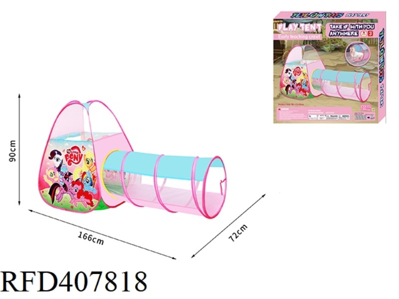 MY LITTLE PONY TWO-IN-ONE TUNNEL TENT
