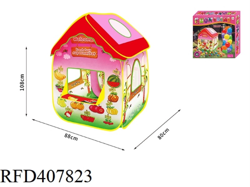 FRUIT HOUSE + 40 BALLS