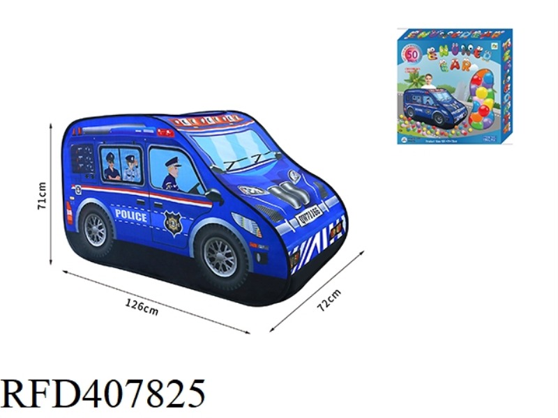 POLICE CAR +50 BALLS