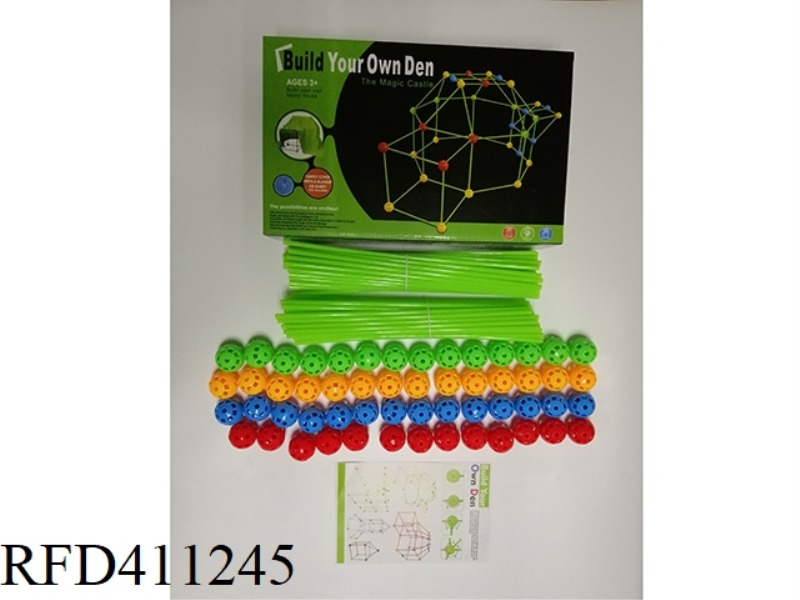 BEADS TENT (100 STICKS +55 BALLS)