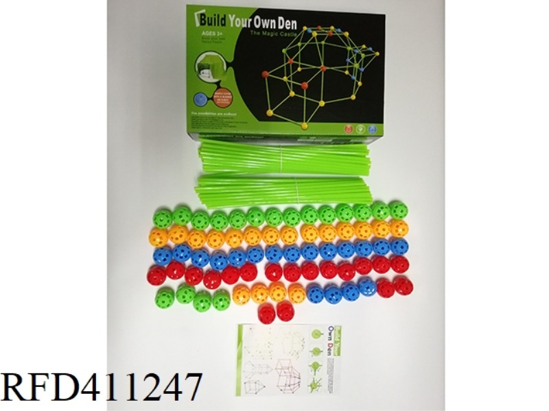 BEADS TENT (102 STICKS + 72 BALLS)