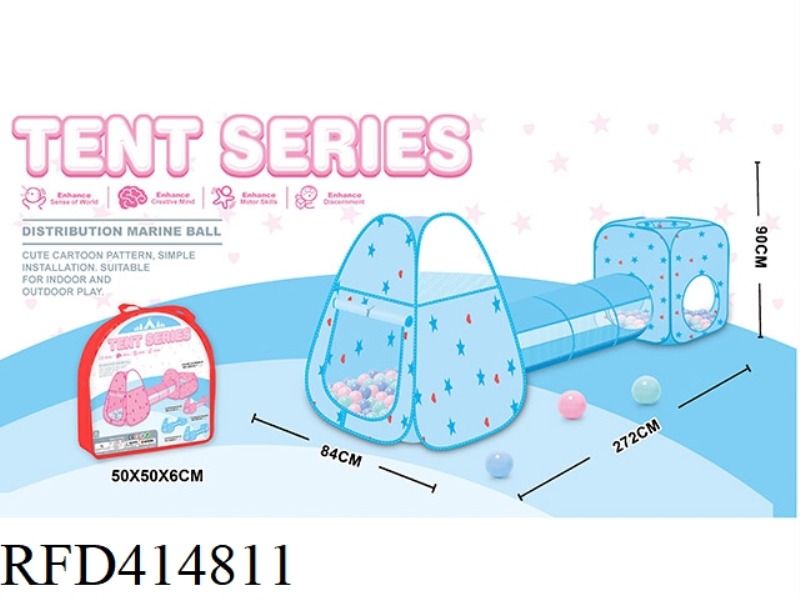 PINK BLUE STAR THREE-PIECE TOWER TYPE WITH CHANNEL WITH SQUARE