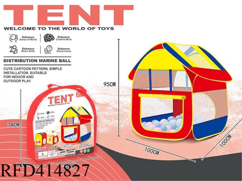 COLOR CLOTH HOUSE TYPE TOY TENT