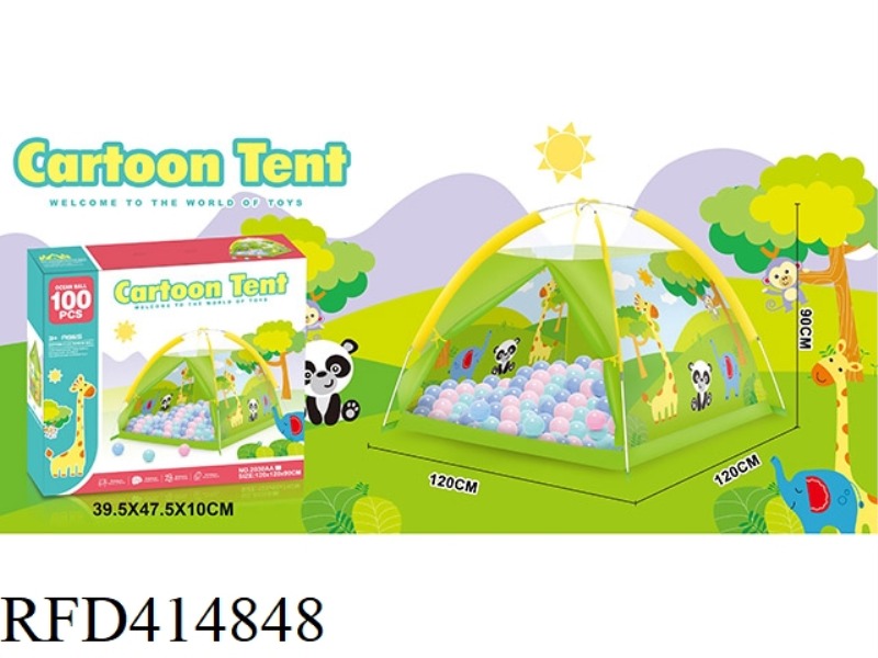BEACH TOY CHANGJIN DEER TENT WITH 100 BALLS