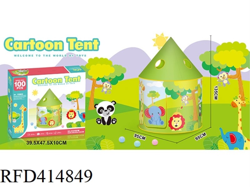 CHANGJIN DEER YURT TOY TENT WITH 100 BALLS